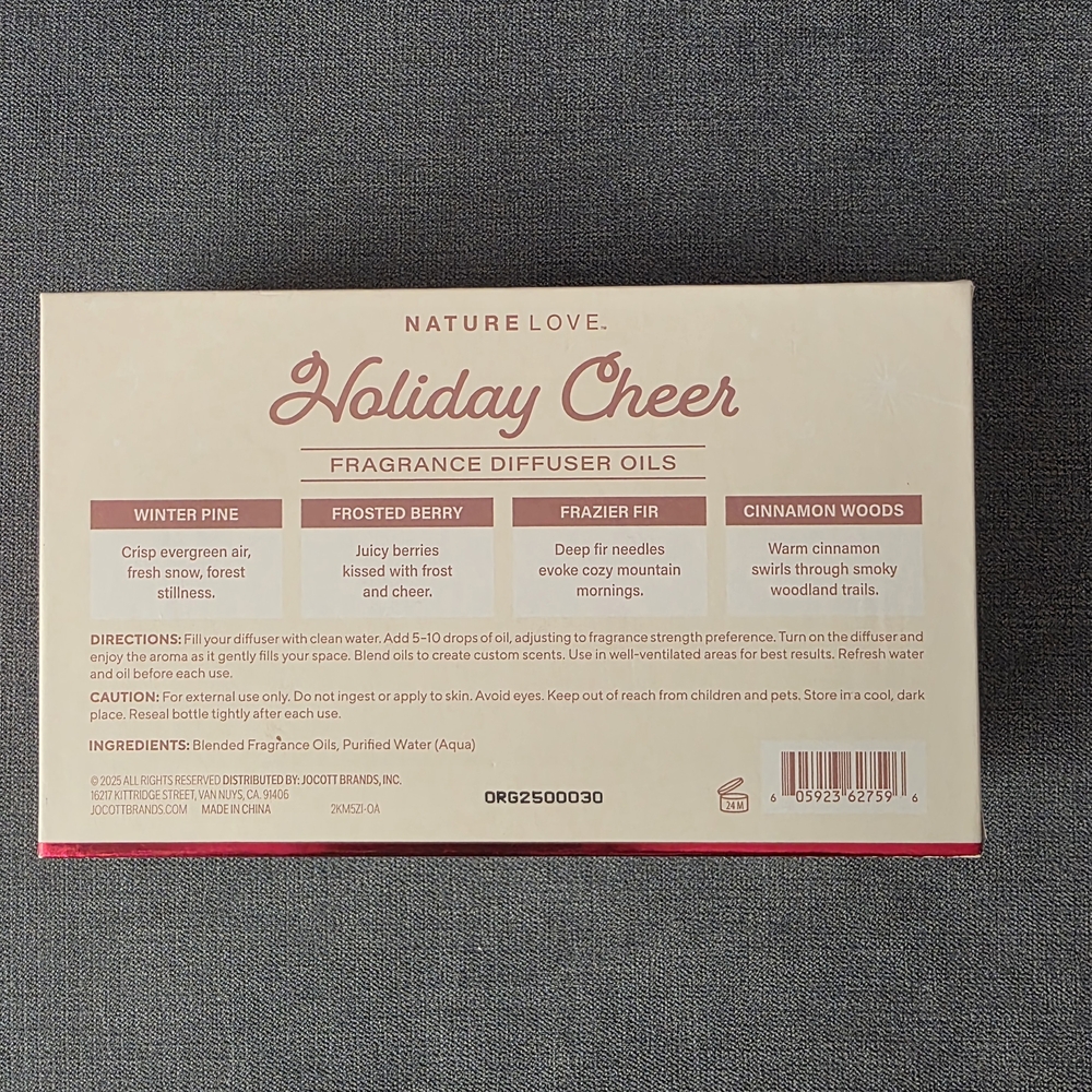Holiday Cheer Diffuser Oils Set - Gold - Picture 2 of 3